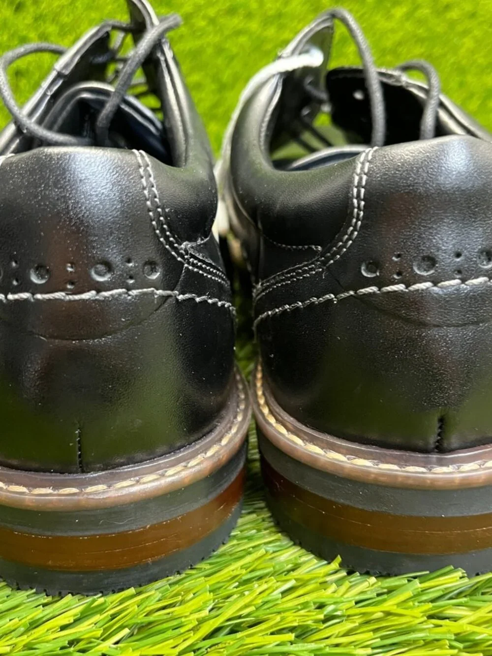 Nunn‎ Bush Westfield Mens Size 9.5 Black Classic Plain Toe Oxford Dress Shoes